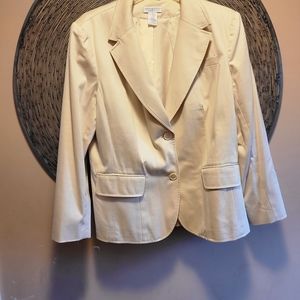 Women's cream blazer